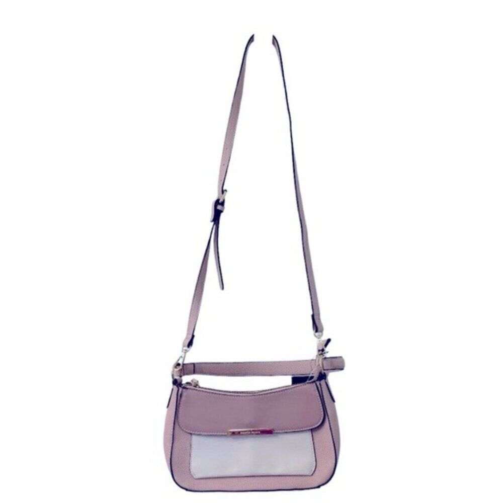 NWT Nanette Lepore Aviana Baguette in Blush   Small Pink Crossbody bag